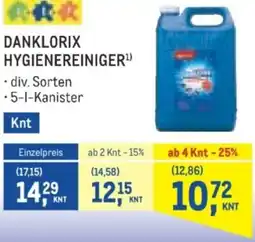 Metro Hygienereiniger Angebot