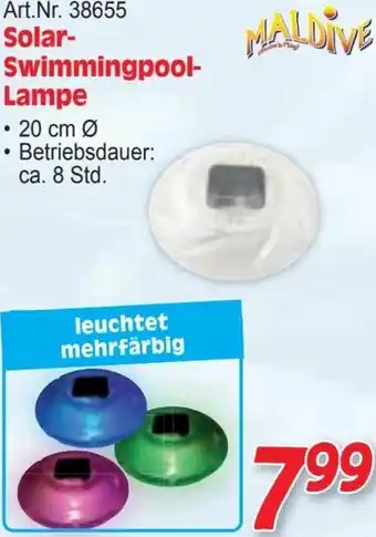 Zgonc Solar- Swimmingpool- Lampe Angebot
