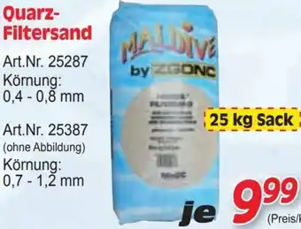 Zgonc Quarz- Filtersand Angebot