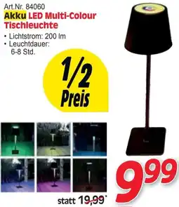 Zgonc Akku LED Multi-Colour Tischleuchte Angebot