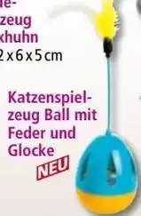 Norma Katzenspiel- zeug Ball mit Feder und Glocke Angebot