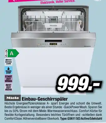Red Zac Miele Einbau-Geschirrspüler Angebot