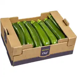 Metro Zucchini grün, Preisangabe ohne MwSt. (Preis inkl. MwSt. 1,97 €), METRO Angebot