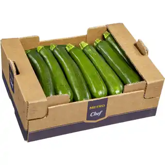 Metro Zucchini grün, Preisangabe ohne MwSt. (Preis inkl. MwSt. 1,97 €), METRO Angebot