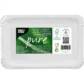 Metro Pappteller Pure 13x20 cm, Preisangabe ohne MwSt. (Preis inkl. MwSt. 14,39 €), METRO Angebot