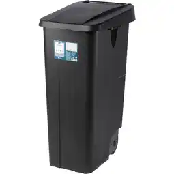 Metro Mülltonne schwarz 110 l, Preisangabe ohne MwSt. (Preis inkl. MwSt. 48,00 €), METRO Angebot