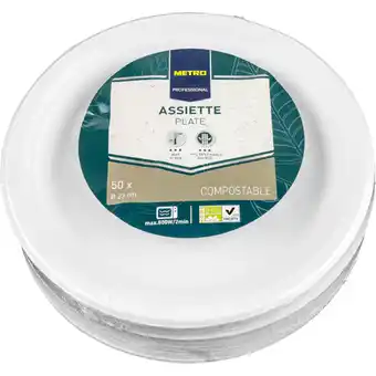 Metro Zuckerrohr Teller Ø 23 cm, Preisangabe ohne MwSt. (Preis inkl. MwSt. 11,03 €), METRO Angebot