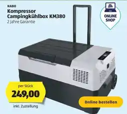 Hofer NABO Kompressor Campingkühlbox KM380 Angebot