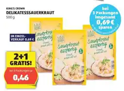 Hofer KING'S CROWN DELIKATESS-SAUERKRAUT Angebot