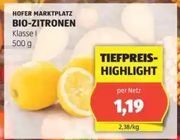 Hofer BIO-ZITRONEN Angebot