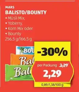 Hofer MARS BALISTO/BOUNTY Angebot
