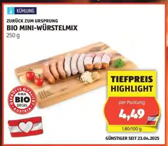 Hofer BIO MINI-WÜRSTELMIX Angebot