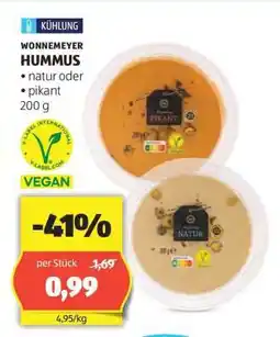 Hofer WONNEMEYER HUMMUS Angebot