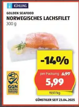 Hofer NORWEGISCHES LACHSFILET Angebot