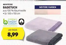 Hofer NOVITESSE BADETUCH Angebot