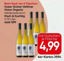 Spar Huber Grüner Veltliner Vision Organic Angebot