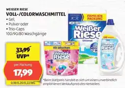 Hofer WEISSER RIESE VOLL-/COLORWASCHMITTEL Angebot