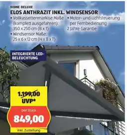 Hofer ELOS ANTHRAZIT INKL. WINDSENSOR Angebot