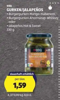 Hofer BBQ GURKEN/JALAPEÑOS Angebot
