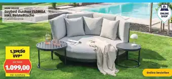 Hofer DAYBED OUTDOOR FLORIDA INKL. BEISTELLTISCHE Angebot