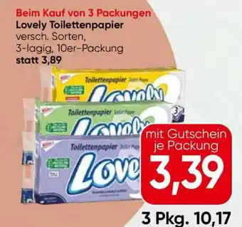 Spar Lovely Toilettenpapier Angebot