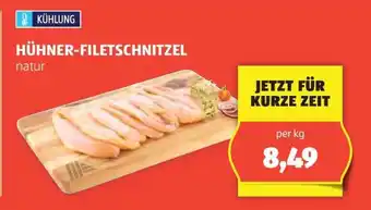 Hofer HÜHNER-FILETSCHNITZEL Angebot