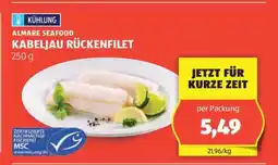 Hofer ALMARE SEAFOOD KABELJAU RÜCKENFILET Angebot