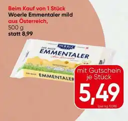 Spar Woerle Emmentaler mild aus Österreich Angebot