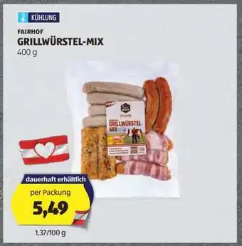 Hofer FAIRHOF GRILLWÜRSTEL-MIX Angebot