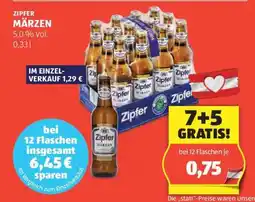 Hofer Zipfer Märzen Angebot