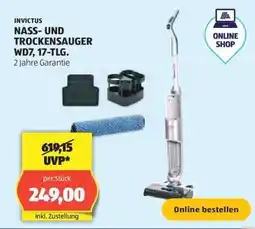Hofer INVICTUS NASS- UND TROCKENSAUGER WD7, 17-TLG Angebot