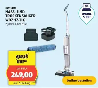 Hofer INVICTUS NASS- UND TROCKENSAUGER WD7, 17-TLG Angebot