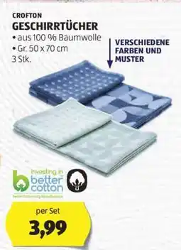 Hofer CROFTON GESCHIRRTÜCHER Angebot