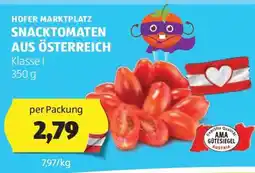 Hofer SNACKTOMATEN AUS ÖSTERREICH Angebot