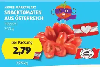 Hofer SNACKTOMATEN AUS ÖSTERREICH Angebot