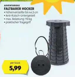 Hofer ADVENTURIDGE FALTBARER HOCKER Angebot
