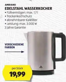 Hofer AMBIAO EDELSTAHL WASSERKOCHER Angebot