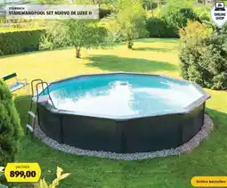 Hofer STEINBACH STAHLWANDPOOL SET NUOVO DE LUXE II Angebot