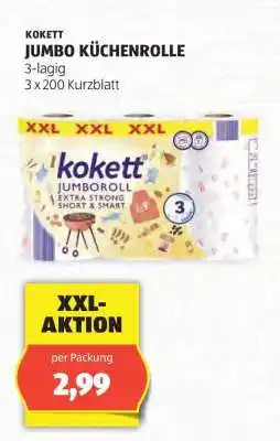 Hofer KOKETT JUMBO KÜCHENROLLE Angebot