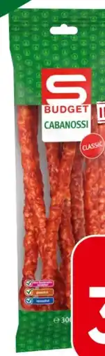Spar S Budget Cabanossi Angebot