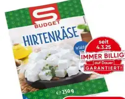 Spar S Budget Hirtenkäse Angebot