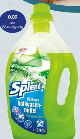 Spar Splendid Vollwaschmittel Flüssig Angebot