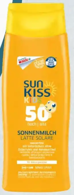Spar Sun Kiss Sonnenmilch Sensitive LFS 50 Angebot