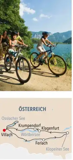 Lidl Reisen Lidl-Reisen Kärntner Seen-Drau-Radweg Radreise Angebot
