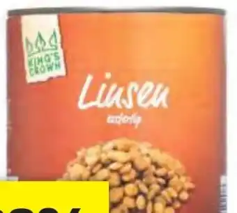 Hofer King's Crown Linsen Angebot