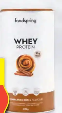 Hofer Foodspring Whey Protein Pulver Cinnamon Roll Angebot