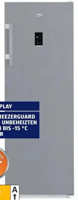 Hofer Beko No-Frost Gefrierschrank Edelstahllook B3RFNE294XP Angebot
