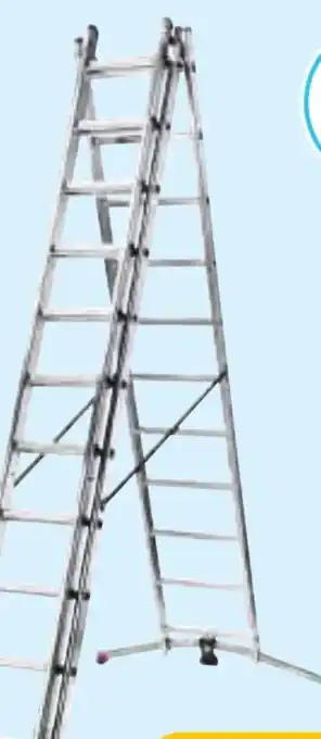 Hofer Hailo Alu-Kombileiter 3X11 Angebot
