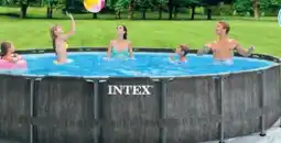 Hofer Intex Frame-Pool-Set Prism Greywood Angebot