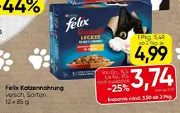 Spar Felix Katzennahrung Angebot